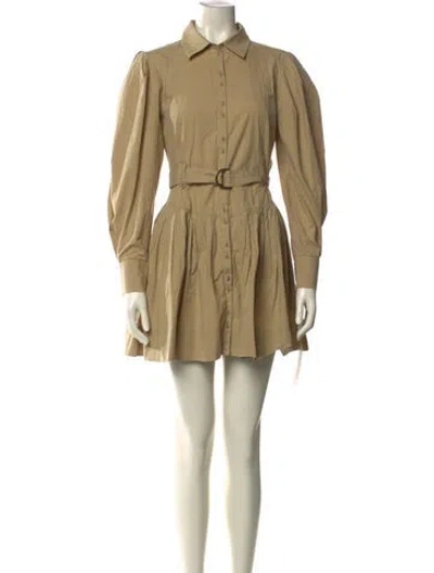 Pre-owned Ulla Johnson Mini Dress In Neutral