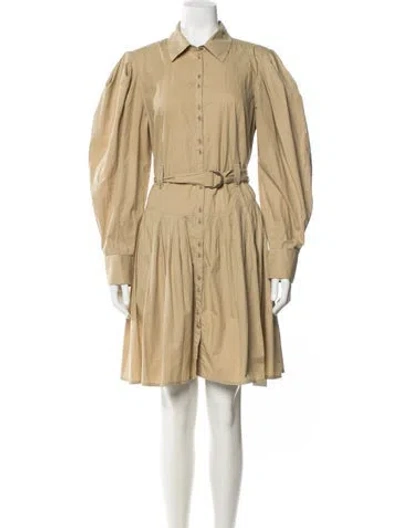 Pre-owned Ulla Johnson Mini Dress In Neutral