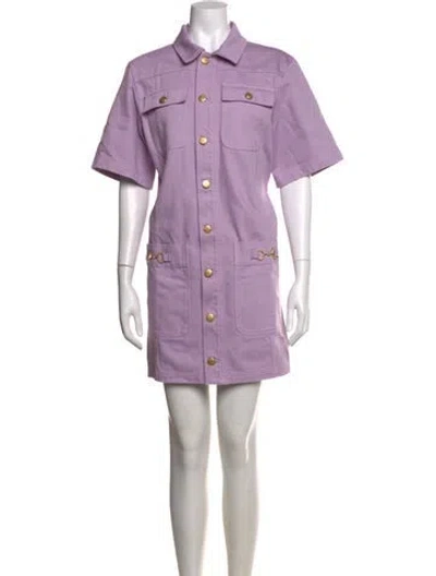 Pre-owned Ulla Johnson Mini Dress In Purple