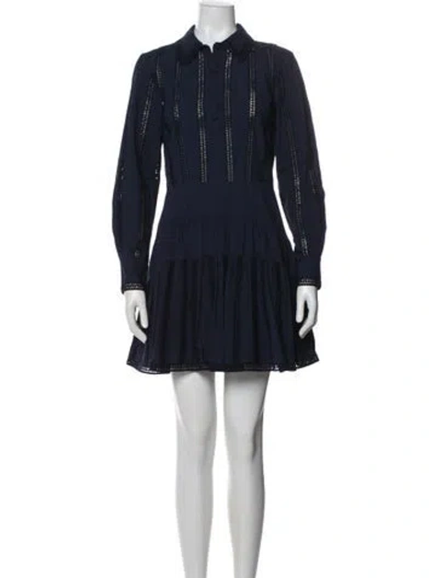 Pre-owned Ulla Johnson Mini Dress W/ Tags In Blue
