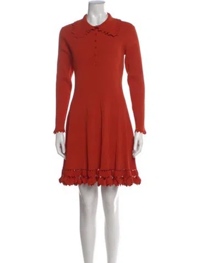Pre-owned Ulla Johnson Mini Dress W/ Tags In Orange