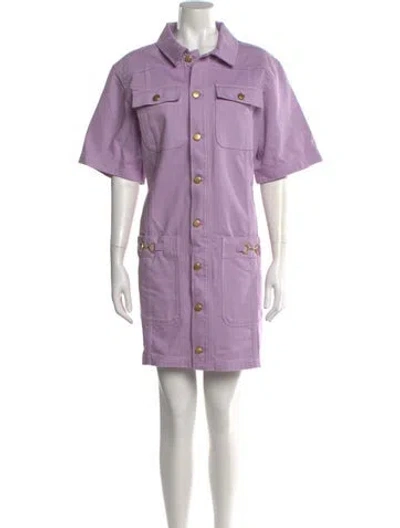 Pre-owned Ulla Johnson Mini Dress W/ Tags In Purple