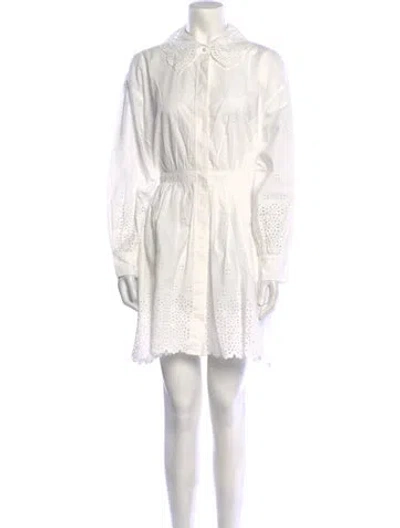 Pre-owned Ulla Johnson Mini Dress W/ Tags In White
