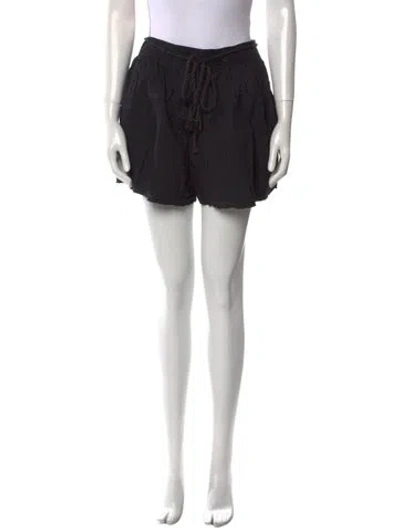 Pre-owned Ulla Johnson Mini Shorts In Black