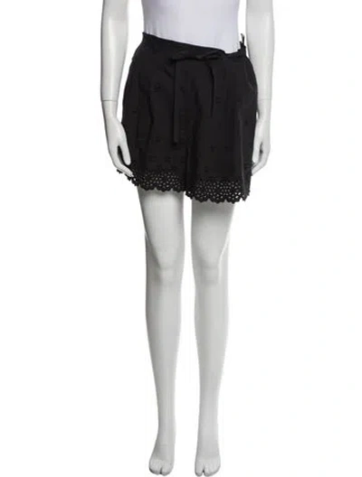 Pre-owned Ulla Johnson Mini Shorts In Black