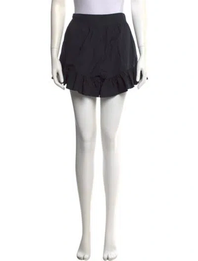 Pre-owned Ulla Johnson Mini Shorts In Black