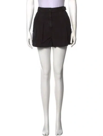 Pre-owned Ulla Johnson Mini Shorts In Black