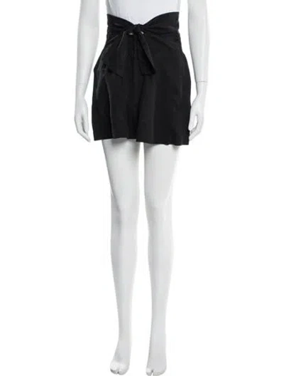 Pre-owned Ulla Johnson Mini Shorts In Black
