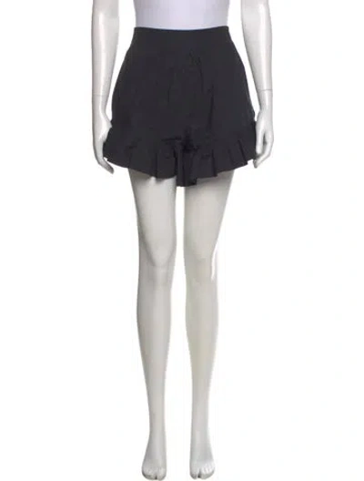 Pre-owned Ulla Johnson Mini Shorts In Black
