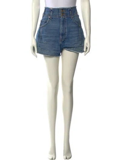 Pre-owned Ulla Johnson Mini Shorts In Blue
