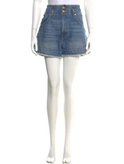 Pre-owned Ulla Johnson Mini Shorts In Blue
