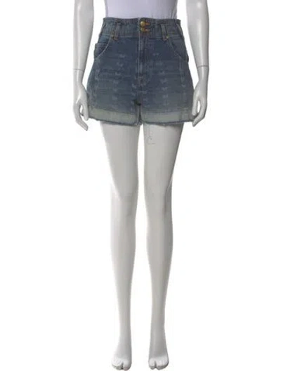 Pre-owned Ulla Johnson Mini Shorts In Blue