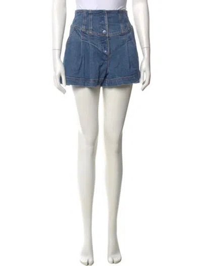 Pre-owned Ulla Johnson Mini Shorts In Blue