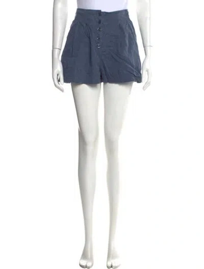 Pre-owned Ulla Johnson Mini Shorts In Blue