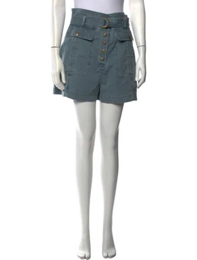 Pre-owned Ulla Johnson Mini Shorts In Blue