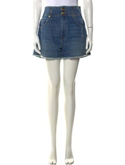 Pre-owned Ulla Johnson Mini Shorts In Blue