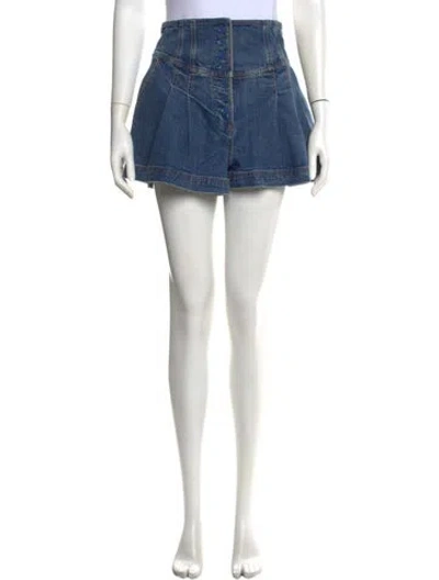 Pre-owned Ulla Johnson Mini Shorts In Blue