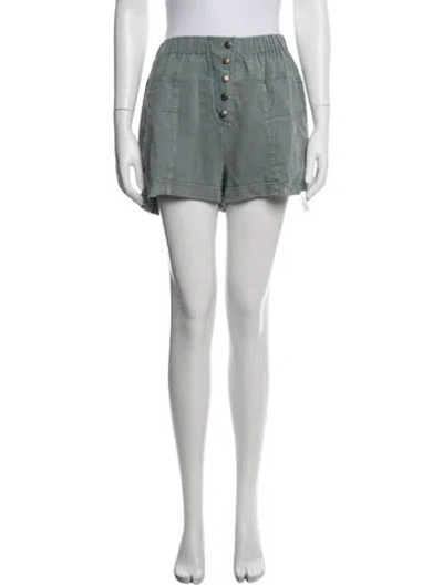 Pre-owned Ulla Johnson Mini Shorts In Blue