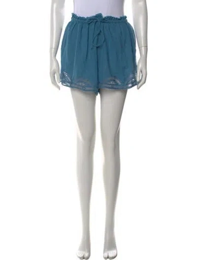 Pre-owned Ulla Johnson Mini Shorts In Blue