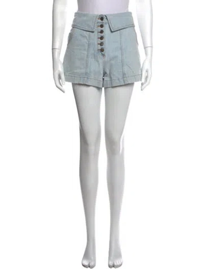 Pre-owned Ulla Johnson Mini Shorts In Blue