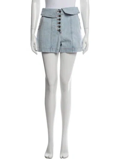 Pre-owned Ulla Johnson Mini Shorts In Blue