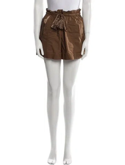 Pre-owned Ulla Johnson Mini Shorts In Brown