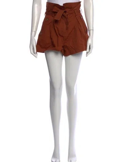 Pre-owned Ulla Johnson Mini Shorts In Brown