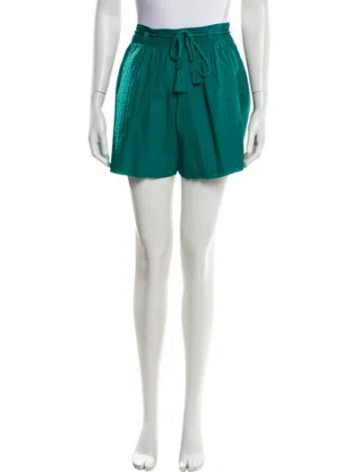 Pre-owned Ulla Johnson Mini Shorts In Green