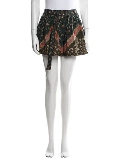 Pre-owned Ulla Johnson Mini Shorts In Green