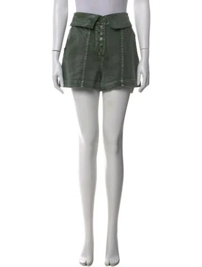 Pre-owned Ulla Johnson Mini Shorts In Green