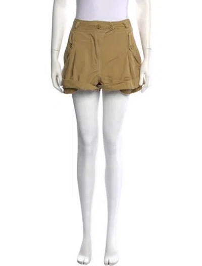 Pre-owned Ulla Johnson Mini Shorts In Green