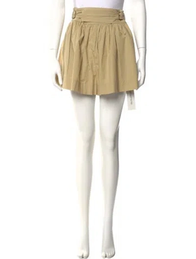 Pre-owned Ulla Johnson Mini Shorts In Neutral