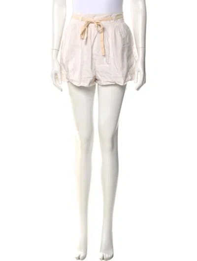 Pre-owned Ulla Johnson Mini Shorts In Neutral