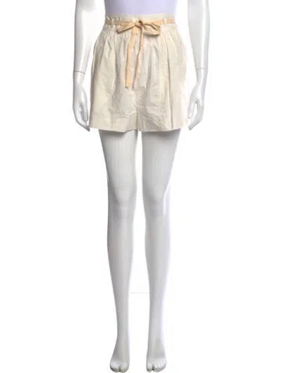 Pre-owned Ulla Johnson Mini Shorts In Neutral