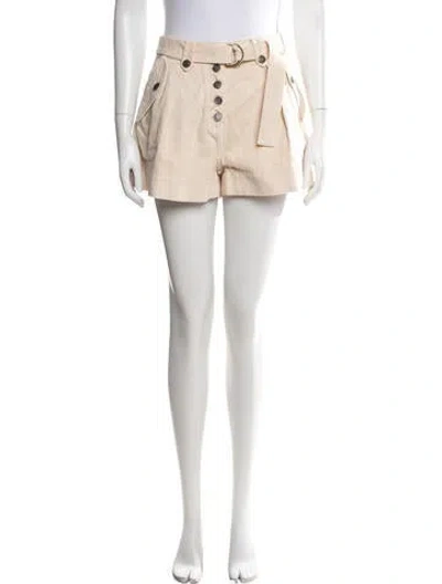 Pre-owned Ulla Johnson Mini Shorts In Neutral