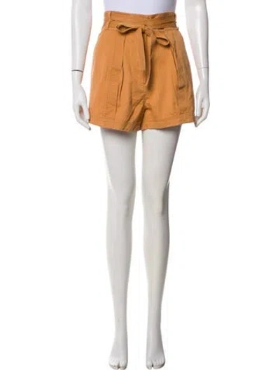 Pre-owned Ulla Johnson Mini Shorts In Orange