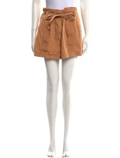 Pre-owned Ulla Johnson Mini Shorts In Orange