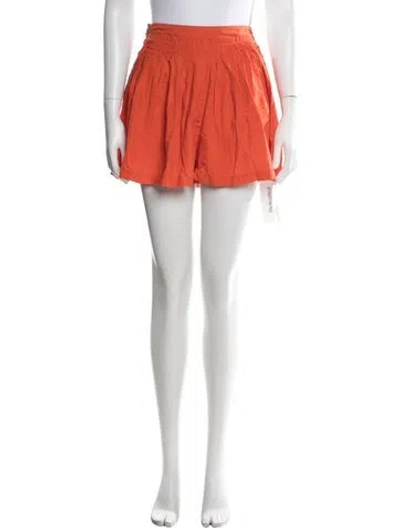 Pre-owned Ulla Johnson Mini Shorts In Orange
