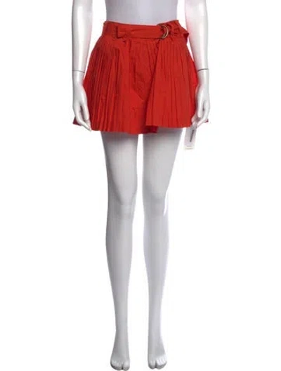 Pre-owned Ulla Johnson Mini Shorts In Orange