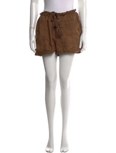 Pre-owned Ulla Johnson Mini Shorts In Orange