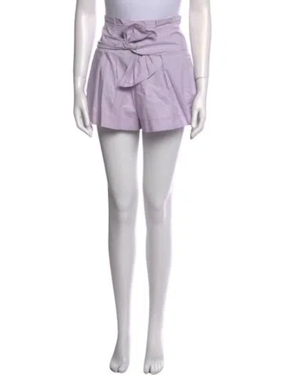 Pre-owned Ulla Johnson Mini Shorts In Purple