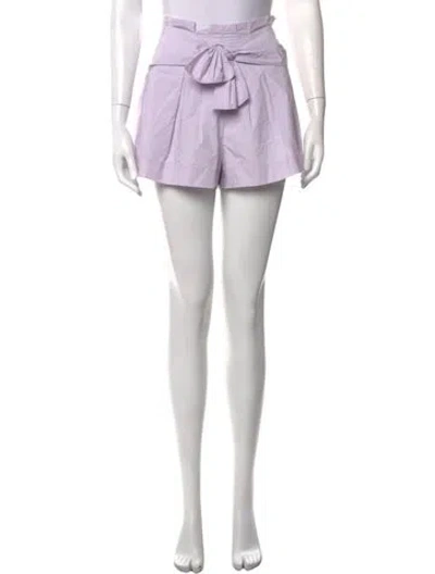 Pre-owned Ulla Johnson Mini Shorts In Purple