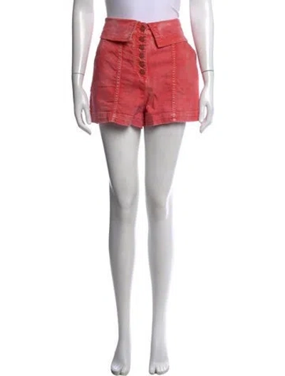 Pre-owned Ulla Johnson Mini Shorts In Red