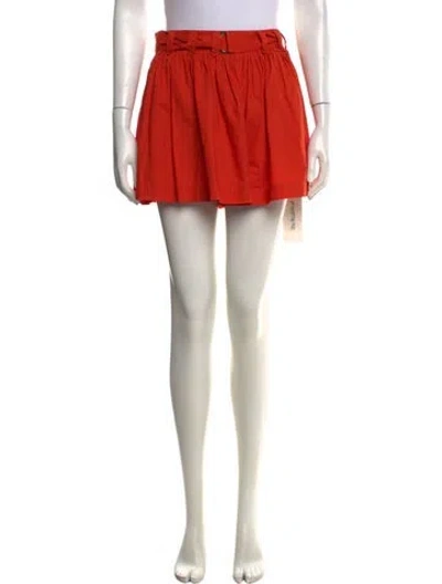 Pre-owned Ulla Johnson Mini Shorts In Red
