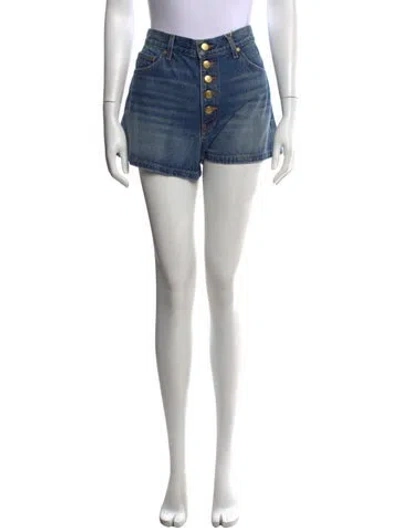 Pre-owned Ulla Johnson Mini Shorts W/ Tags In Blue