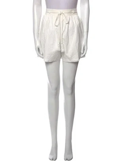 Pre-owned Ulla Johnson Mini Shorts W/ Tags In Neutral