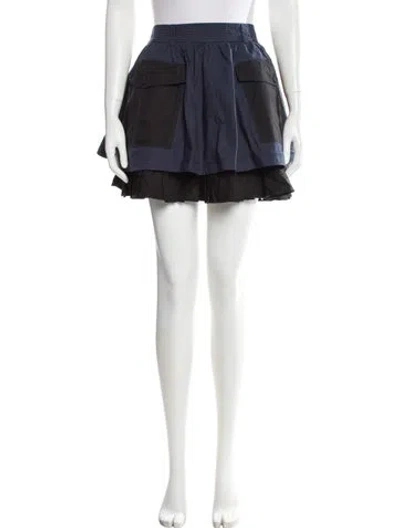 Pre-owned Ulla Johnson Mini Skirt In Blue
