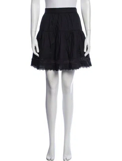 Pre-owned Ulla Johnson Mini Skirt In Blue
