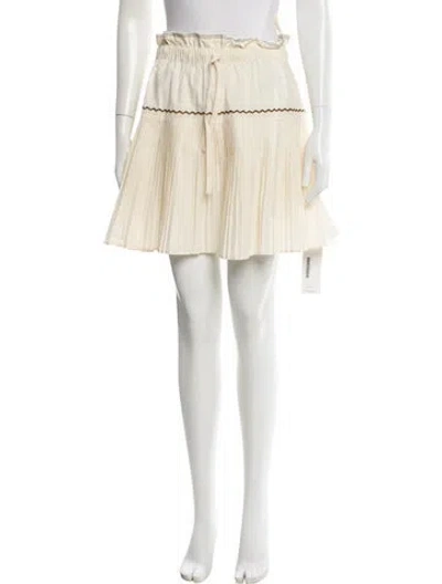Pre-owned Ulla Johnson Mini Skirt In Brown