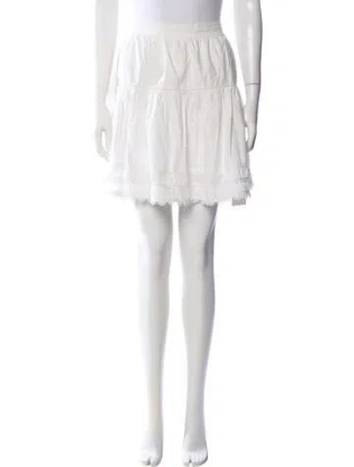 Pre-owned Ulla Johnson Mini Skirt In Neutral